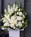 White A-Line Arrangement