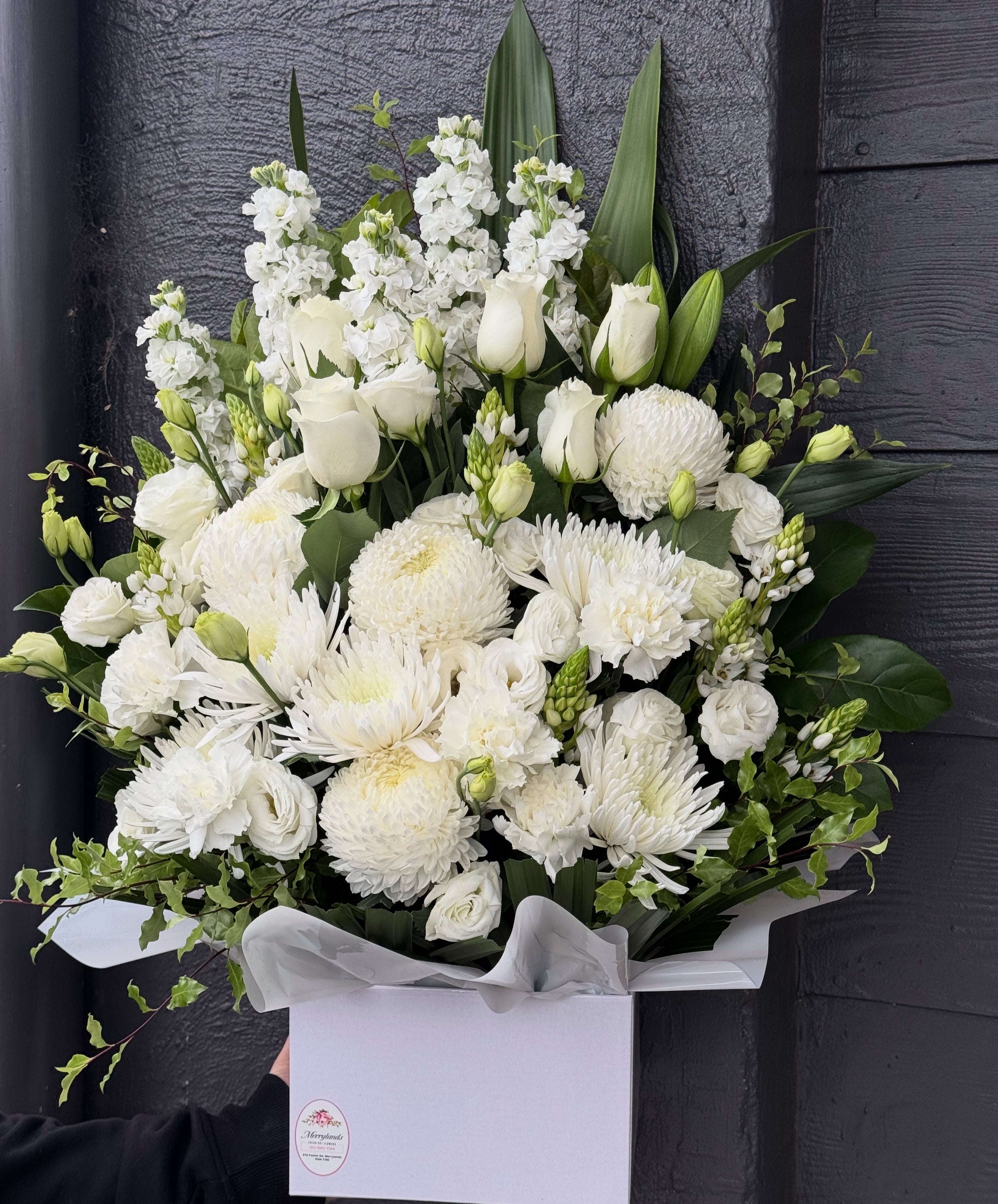 White A-Line Arrangement