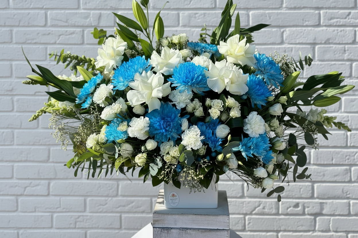 Blue & White Arrangement